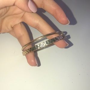 Gold bracelet from Charlotte Russe